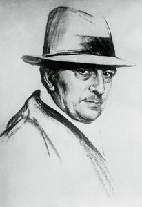 Ritratto di Dario Niccodemi (1874-1934), drammaturgo e scrittore italiano da J.B. and Brown J. Rowbotham