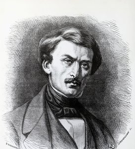 Ritratto di Paul-Emile Botta (1802-1870), archeologo francese di origine italiana, incisione da J.B. and Brown J. Rowbotham