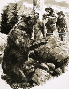Orso grizzly americano abbattuto dai trapper da C.L. Doughty
