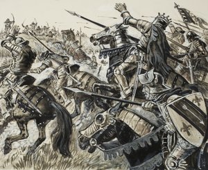 Francesi contro fiamminghi nel 1302 da C.L. Doughty