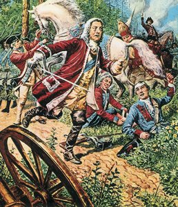 Giorgio II alla battaglia di Dettingen da C.L. Doughty