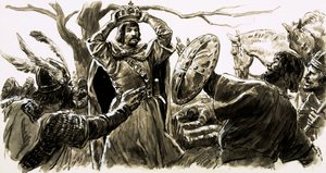 Macbeth - Non colpevole di omicidio (gouache su carta) da C.L. Doughty
