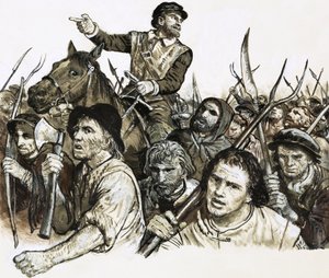 Robert Kett alla guida della rivolta dei contadini da C.L. Doughty