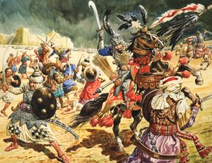 Tamerlano il Terribile (gouache su carta) da C.L. Doughty