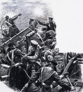 La battaglia di Inkermann, la Carica delle Guardie da C.L. Doughty