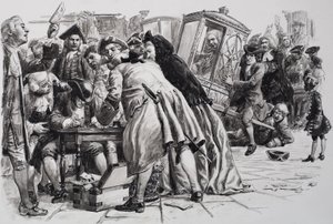 La bolla dei mari del sud (guazzo su carta) da C.L. Doughty