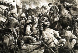 Spadaccino non identificato con esercito invasore da C.L. Doughty
