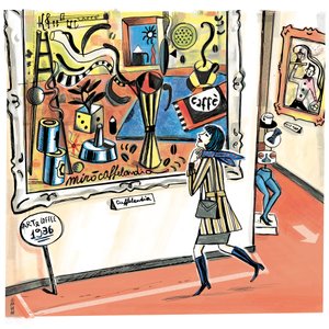 ARTE E CAFFÈ (pastelli, inchiostro, digitale) da COSTANZA FAVERO
