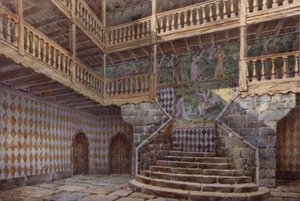Il Castello di Fenis, vicino a Nus, Val D