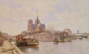La Senna a Notre Dame da C.T. Guillermot