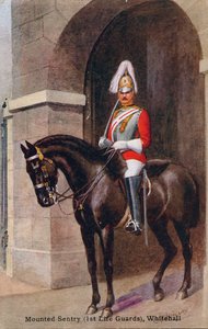 Sentinella a cavallo 1st Life Guards, Whitehall, 1933