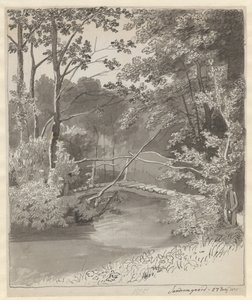 Ponte nel giardino di Sanderumgaard
