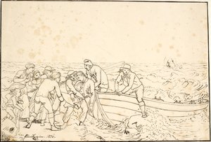 I pescatori di Hornbæk da Christoffer Wilhelm Eckersberg