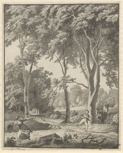 Dal bosco di Svendstrup da Christoffer Wilhelm Eckersberg