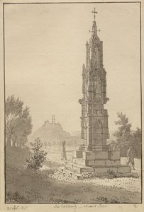 Croce alta vicino a Bonn da Christoffer Wilhelm Eckersberg