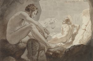 Ulisse fugge da Polifemo