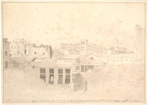 Parte presso la Cloaca Massima da Christoffer Wilhelm Eckersberg