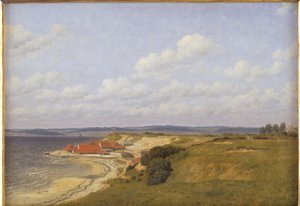 Renbjærg Tileworks presso il Fiordo di Flensburg da Christoffer Wilhelm Eckersberg