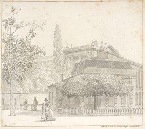 Ristorante Ledoyen presso Place de la Concorde vicino agli Champs-Élysées, Parigi da Christoffer Wilhelm Eckersberg