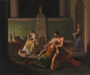 Il ritorno di Ulisse. Scena dall