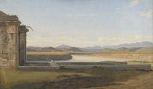 Vista dalla Fontana Acetosa, Roma da Christoffer Wilhelm Eckersberg