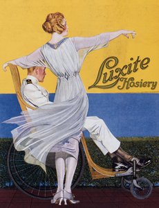 Pubblicità per Luxite Hosiery, da Vogue magazine, 1919 da C. Coles Phillips