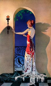 Donna alla moda degli anni 