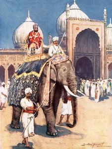 La bellezza radiante della splendida moschea di perle da C. Dudley Tennant