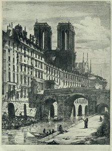 Le Petit Pont, 1915 da C. H. Meryon