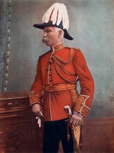 Maggior Generale GH Marshall, Comandante Artiglieria Reale, Forza di Campo Sudafricana, 1902 da C Knight