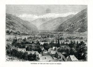 Cier e la valle di Bagneres-de-Luchon, Francia, c1879