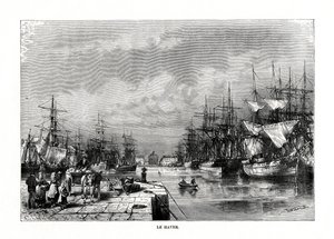 Le Havre, Normandia, Francia settentrionale, 1879 da C. Laplante