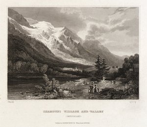 Villaggio e valle di Chamounix da C. Reiss