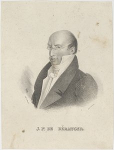 Ritratto di Pierre-Jean de Béranger da Cäcilie Brandt
