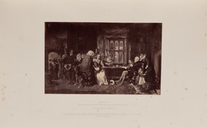 Processo a una strega, di W.P. Frith, R.A. da Caldesi and Montecchi