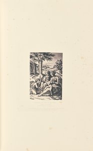 Vergine delle Palme, incisione di M. Antonio da Caldesi and Montecchi