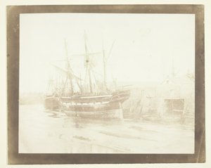 143. Nave di minerale di rame, Swansea, 1846 da Calvert Jones