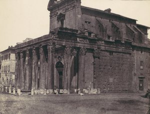 Tempio di Antonino e Faustina, San Lorenzo in Miranda, Roma da Calvert Jones