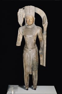 Statua in Piedi di Harihara, Stile Phnom Da, da Angkor Borei