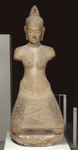 Statua di Jayarajadevi nelle vesti della divinità buddista Tara o Prajnaparamita