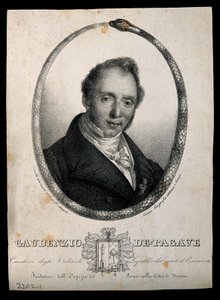 Gaudenzio de Pagave. Litografia di C. Gandolfi.