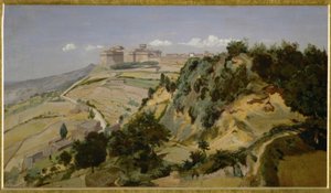 La cittadella di Volterra da Jean Baptiste Camille Corot