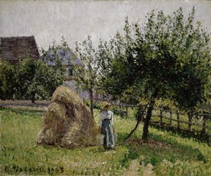 Meli a Eragny, mattina soleggiata da Camille Jacob Pissarro