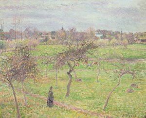 Meli in un prato a Eragny, 1894 da Camille Jacob Pissarro