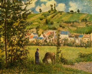 Chaponval, 1880, 1939 da Camille Jacob Pissarro