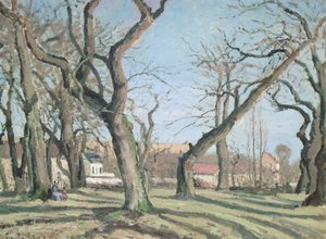 Alberi di castagno a Louveciennes, 1872