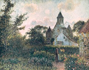 Chiesa di Knocke da Camille Jacob Pissarro