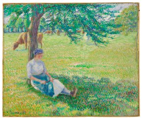Cowgirl, Eragny da Camille Jacob Pissarro