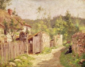 Casa di Daumier a Valmondois da Camille Jacob Pissarro
