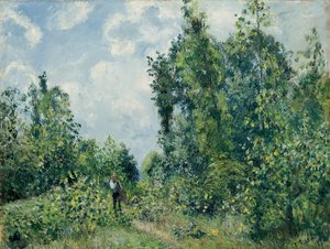Bordo del bosco da Camille Jacob Pissarro